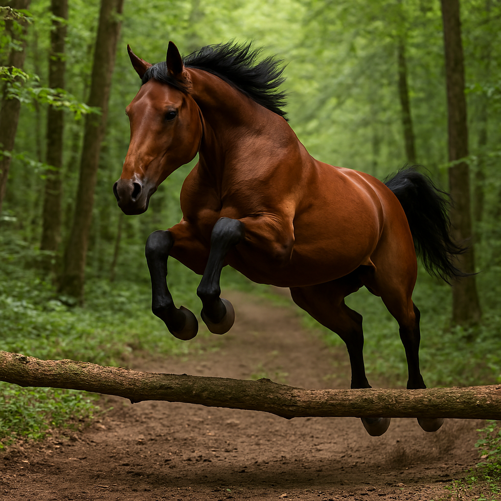 da beestje kan springen